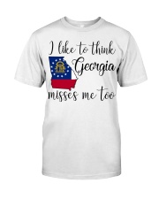 Georgia Misses Me Too Classic T-Shirt front