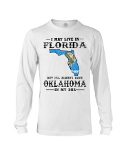 Live In Florida But Oklahoma In My DNA Long Sleeve Tee tile