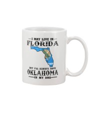 Live In Florida But Oklahoma In My DNA Mug tile