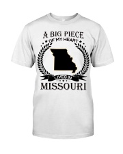 A Big Piece Of My Heart Lives In Missouri Classic T-Shirt front