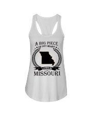 A Big Piece Of My Heart Lives In Missouri Ladies Flowy Tank tile