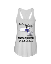 I'm From Massachusetts Ladies Flowy Tank tile