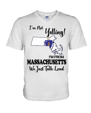 I'm From Massachusetts V-Neck T-Shirt tile