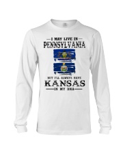 Live Pennsylvania Kansas In My DNA Long Sleeve Tee tile
