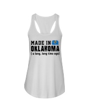 Made In Oklahoma Ladies Flowy Tank tile