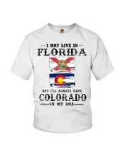 Live Florida Colorado In My DNA Youth T-Shirt tile