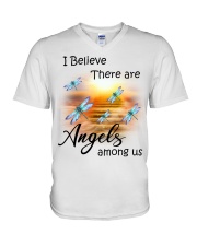 Dragonfly Angels PT0132 V-Neck T-Shirt tile