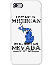 Live In Michigan But Nevada In My DNA Phone Case tile