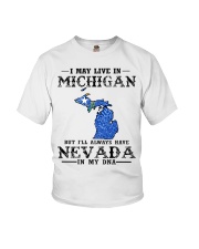 Live In Michigan But Nevada In My DNA Youth T-Shirt tile