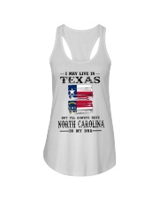 Live Texas North Carolina In My DNA Ladies Flowy Tank tile