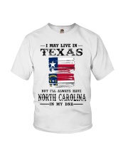 Live Texas North Carolina In My DNA Youth T-Shirt tile
