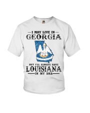 Live In Georgia But Louisiana In My DNA Youth T-Shirt tile