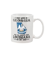 Live In Georgia But Louisiana In My DNA Mug tile