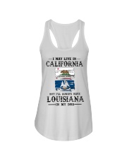 Live California Louisiana In My DNA Ladies Flowy Tank tile