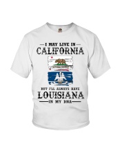 Live California Louisiana In My DNA Youth T-Shirt tile