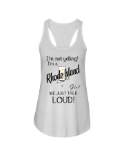 I'm Not Yelling I'm A Rhode Island Girl Ladies Flowy Tank tile
