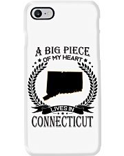 A Big Piece Of My Heart Lives In Connecticut Phone Case tile
