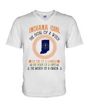 Indiana Girl V-Neck T-Shirt tile