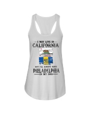 Live California Philadelphia In My DNA Ladies Flowy Tank tile