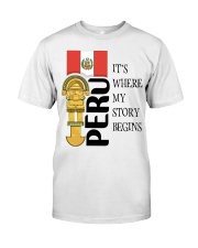 Peru Story Begins MR0214 Classic T-Shirt front