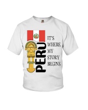 Peru Story Begins MR0214 Youth T-Shirt tile