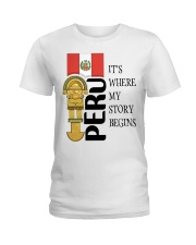 Peru Story Begins MR0214 Ladies T-Shirt tile