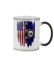 Kentucky American Flag Color Changing Mug tile