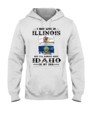 Live Illinois Idaho In My DNA Hooded Sweatshirt tile