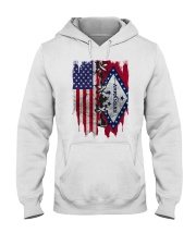 Arkansas American Flag Hooded Sweatshirt tile