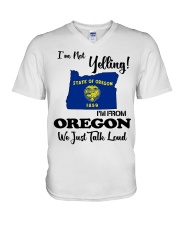I'm From Oregon V-Neck T-Shirt tile