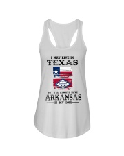 Live Texas Arkansas In My DNA Ladies Flowy Tank tile