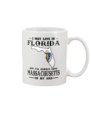 Live In Florida But Massachusetts In My DNA Mug tile