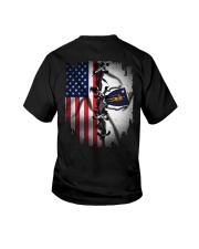 KTLD001 Bay Stater and American Flag Youth T-Shirt tile