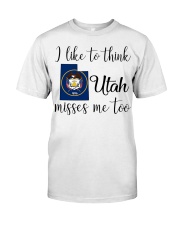Utah Misses Me Too Classic T-Shirt front