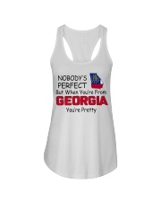 From Georgia You're Pretty Ladies Flowy Tank tile