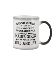 Maine Girls Are Made Of Fire And Ice Color Changing Mug tile