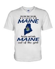 Maine Girl V-Neck T-Shirt tile