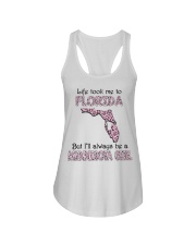 Live Florida Be A Minnesota Girl MR0283 Ladies Flowy Tank tile