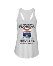 Live Florida Montana In My DNA Ladies Flowy Tank tile