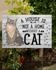 A house is not a home without a Cat 18x12 Yard Sign aos-yard-sign-18x12-lifestyle-front-06