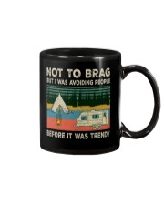 I was avoiding people before it was trendy Mug tile
