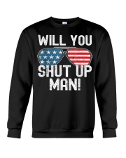 Will You Shut Up Man - Biden-Harris 2020 Crewneck Sweatshirt thumbnail