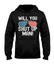 Will You Shut Up Man - Biden-Harris 2020 Hooded Sweatshirt thumbnail
