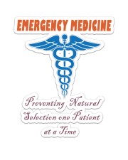 EMERGENCY MEDICINE Sticker - Single (Vertical) thumbnail
