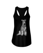 Wire Fox Terrier Bling Bling 1403 Ladies Flowy Tank thumbnail