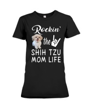 ROCKIN' THE SHIHTZU MOM LIFE Premium Fit Ladies Tee thumbnail