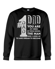 No1-DAD-MY-HERO Crewneck Sweatshirt thumbnail