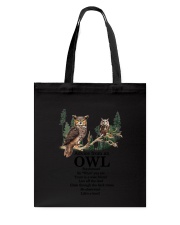 Advice From Owl Tote Bag thumbnail