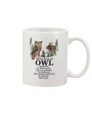 Advice From Owl Mug front