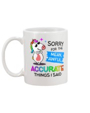 Unicorn Sorry 0410 Mug back